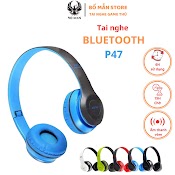 Tai Nghe Chụp Tai Bluetooth Headphone Không Dây 5.0 P47 Boman Dễ Thương Trend Tiktok