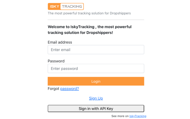 Iskytracking chrome extension