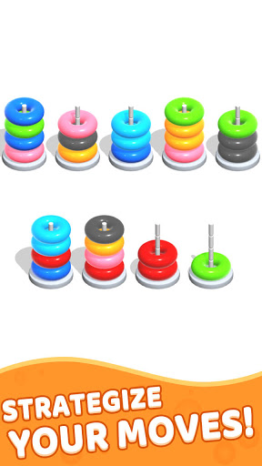 Screenshot Color Hoop Stack - Sort Puzzle