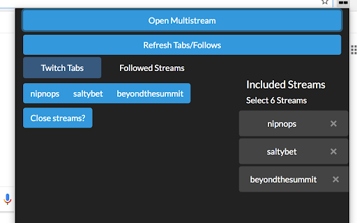 Twitch multistream