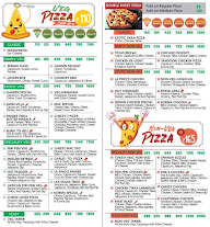 La Pino'z Pizza menu 2