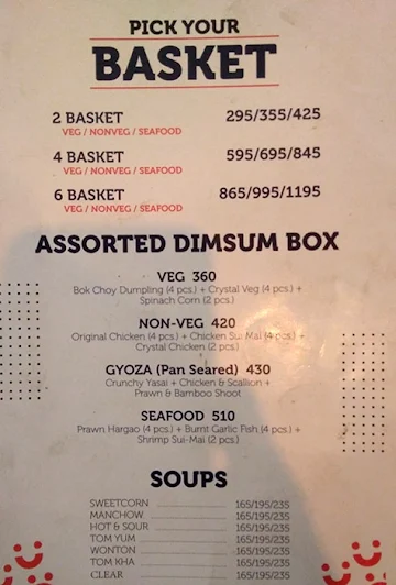 Dimsum & Co menu 