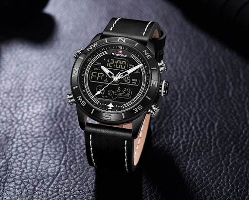 Title 3, Mens Dual Display Watch Japanese Movement Busi...