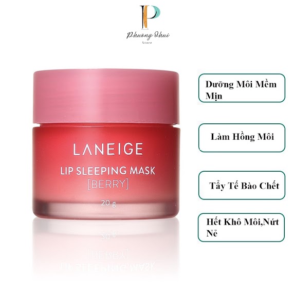 Mặt Nạ Ngủ Môi Laneige Lip Sleeping Mask Ex Grapefruit