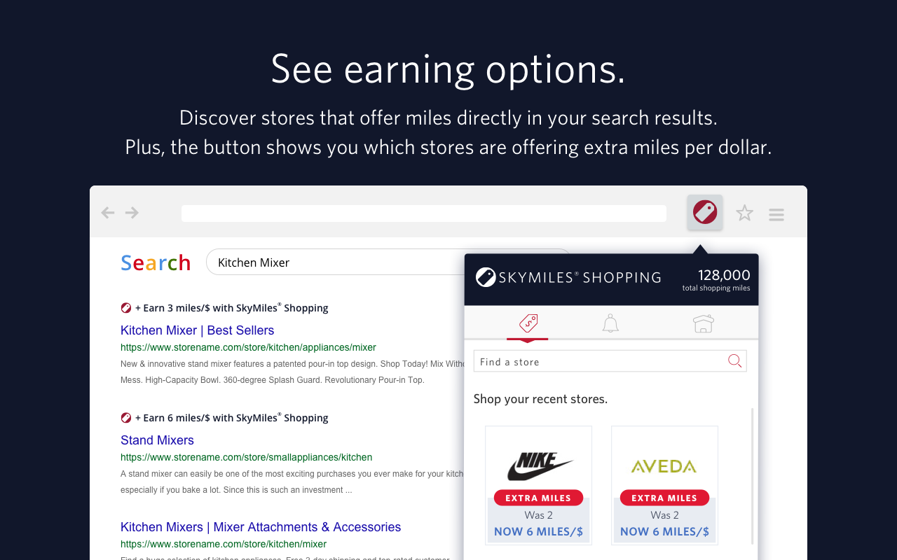 Delta Air Lines SkyMiles® Shopping button Preview image 5