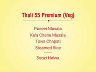 Thali 55 menu 1