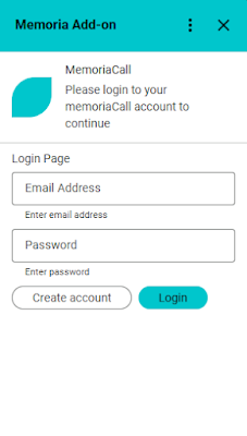 MemoriaCall addon screenshot 1