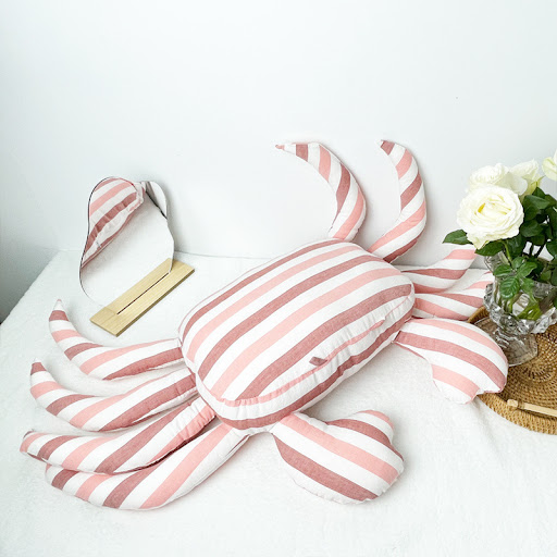 Title 1, INS Plain Creative Crab Pillow Plush Toy Soft a...