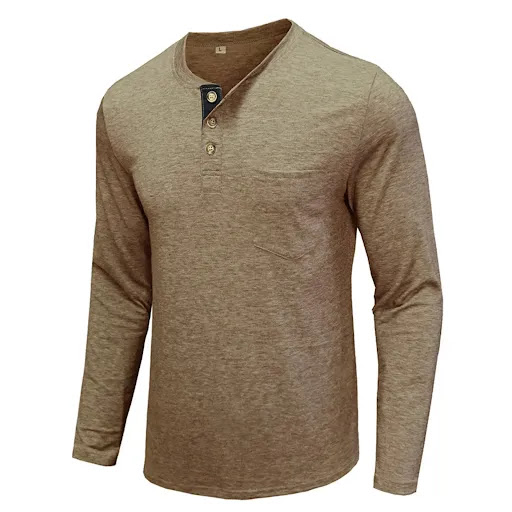 Title 12, Mens Long Sleeve Round Neck T-shirt – Comforta...