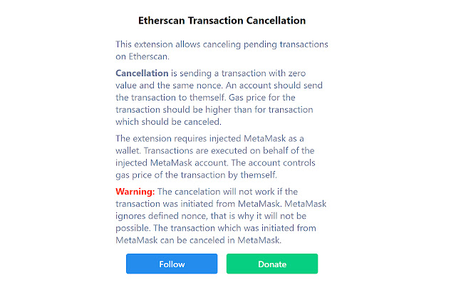 Etherscan Transaction Cancellation
