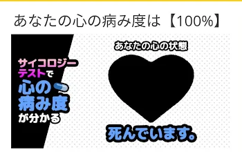 病み度診断してきたのと報告