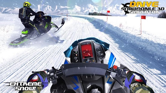  Drive Snowmobile 3D Simulator- screenshot thumbnail 