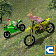 Mountain Kids MotorBike Riding  Icon