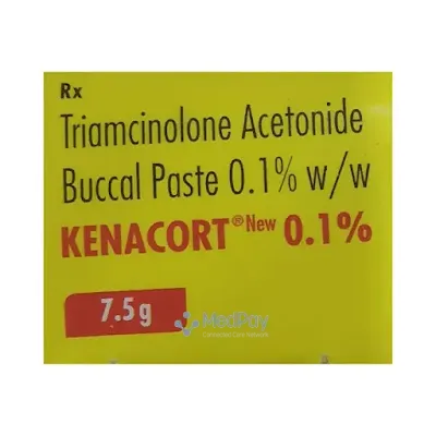 Kenacort New 0.1% Buccal Paste