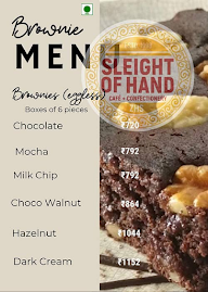 Sleight of Hand menu 2