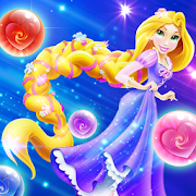 Long Hair Princess Bubble  Icon