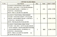 The Vintage Food Court menu 1