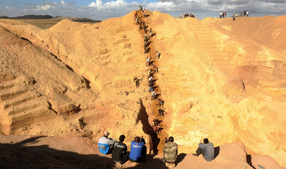 As safiras de Ilakaka em Madagascar