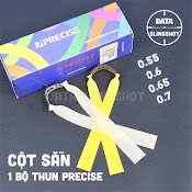 1 Bộ Dây Thun Precise V3 0.55 0.6 0.65 0.7Mm Cột Sẵn Khổ Thun Kéo Tới Má Somi Full Dùng Cho Ná Cao Su - Data Slingshot