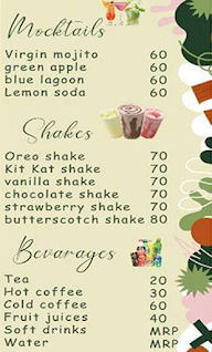 Shree Ganesh Foods & Cafe menu 1