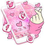 Cover Image of ダウンロード Bling Love Heart Launcher Theme Live HD Wallpapers 1.0 APK