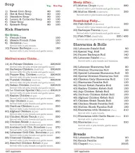 Le Charcoal Xpress menu 2