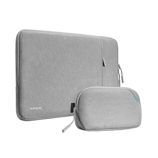 Túi Chống Sốc Tomtoc 360* Protective Kèm Túi Phụ Kiện cho Macbook Pro 14” A13D2G1GP (Gray)