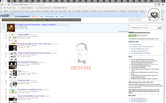 Reddit Rage Spree chrome extension