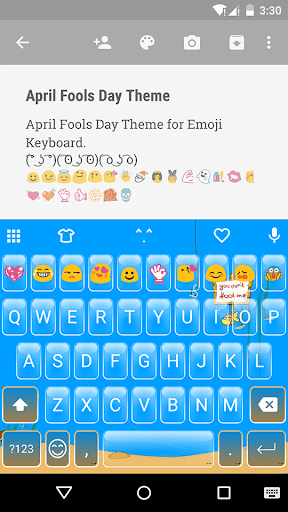 April Fools Day Emoji Keyboard