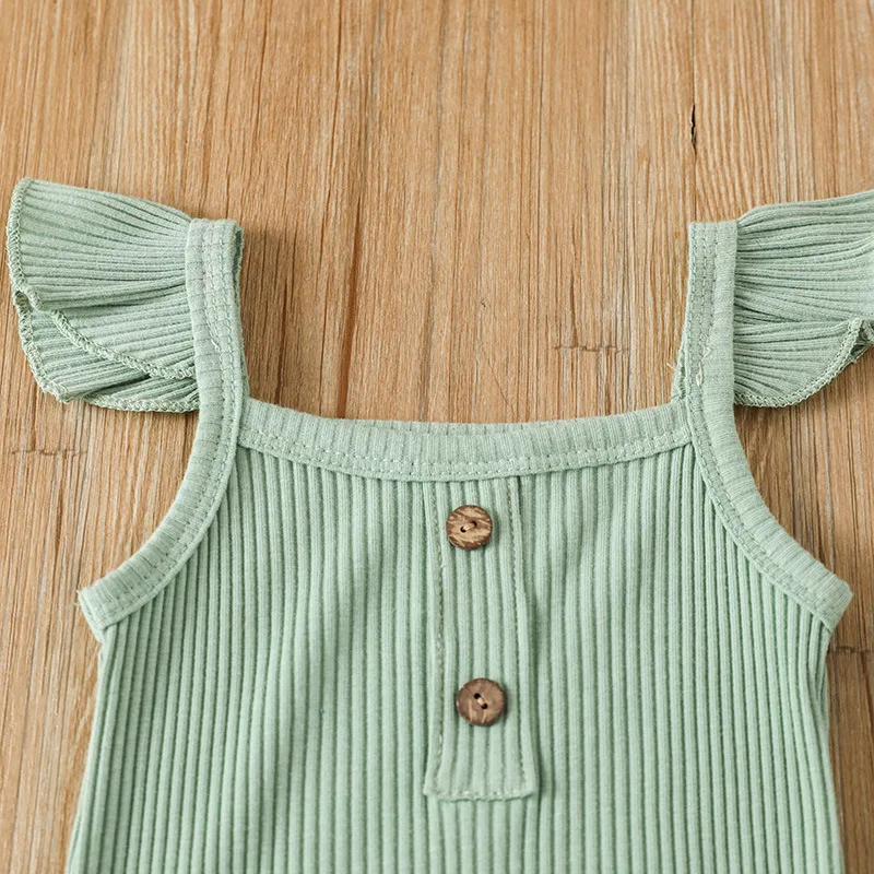 Meisjes Sunken Stripe Sling Romper Regenboog Print Zomerpakje Licht en Ademend Perfect voor Zonnige Dagen en Spelen