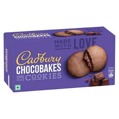 Cadbury Chocobakes Choco Filled Cookies 150 Gm