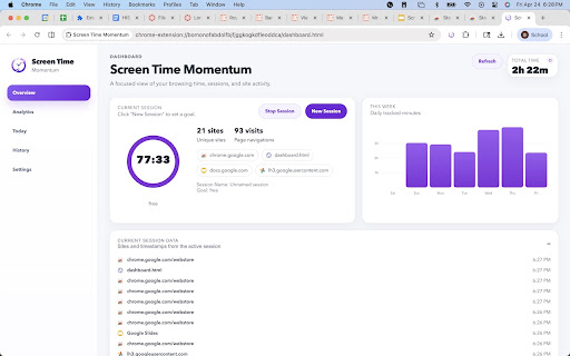 Screen Time Momentum screenshot 1