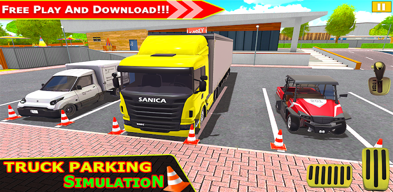 Extreme Truck Parking: Depot Parking Driver Game