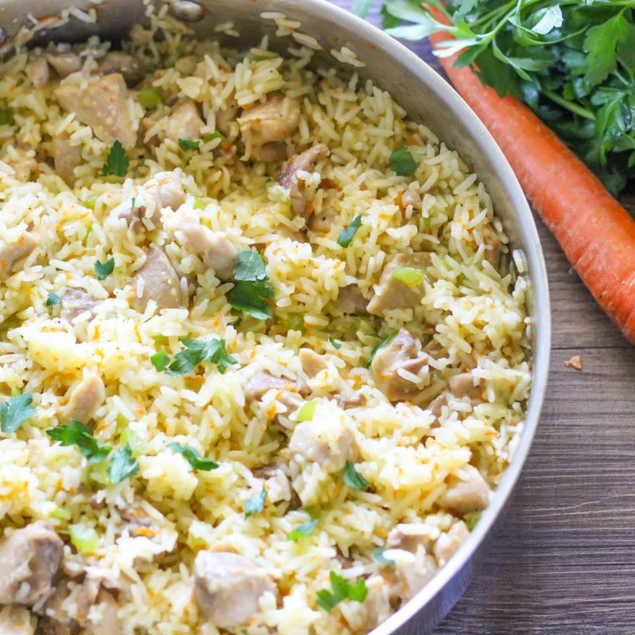 One Pot Creamy Chicken And Rice