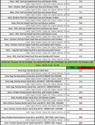 Keto Kafe menu 6