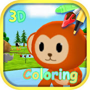 Coloring 3D - Animal park with AR Camera 1.0.1 Icon