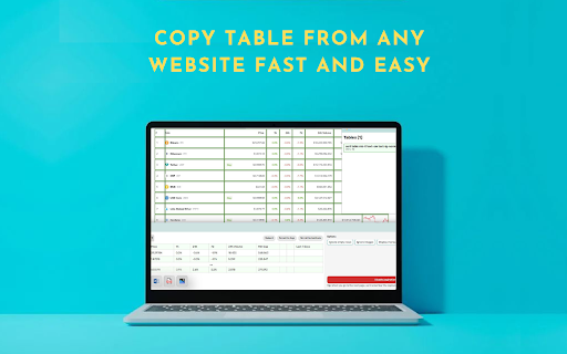 Table as CSV - Table Capture