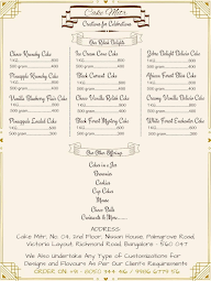 Cake Mitr menu 6