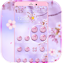 Téléchargement d'appli Pink Flower Theme Sakura Pattern Lock Installaller Dernier APK téléchargeur