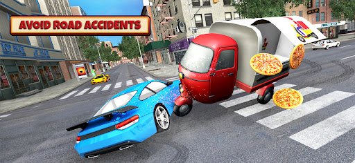 Screenshot Fast Food Delivery Bike Game