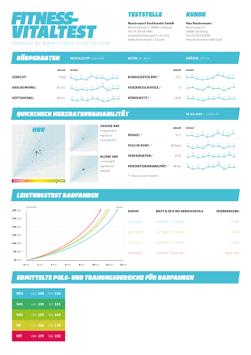Screenshot Fitness-Vitaltest