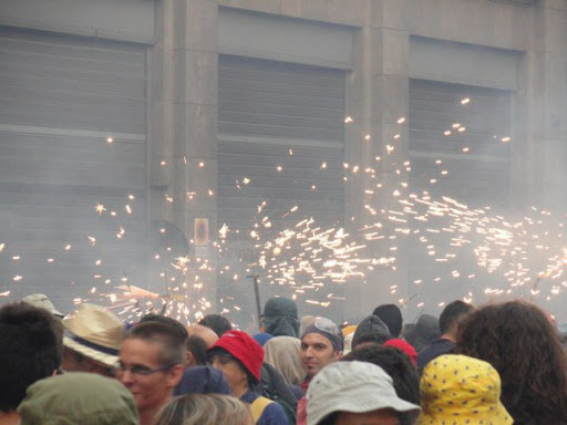 Correfoc The Fire Run Barcelona Spain 2010