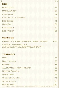 Dhuri Resort menu 7