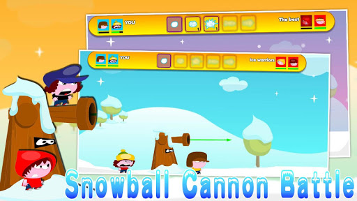 Snowball cannon battle