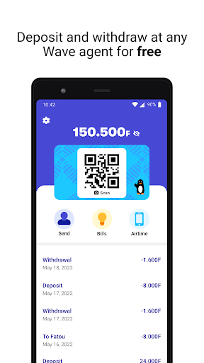 Screenshot Wave - Mobile Money