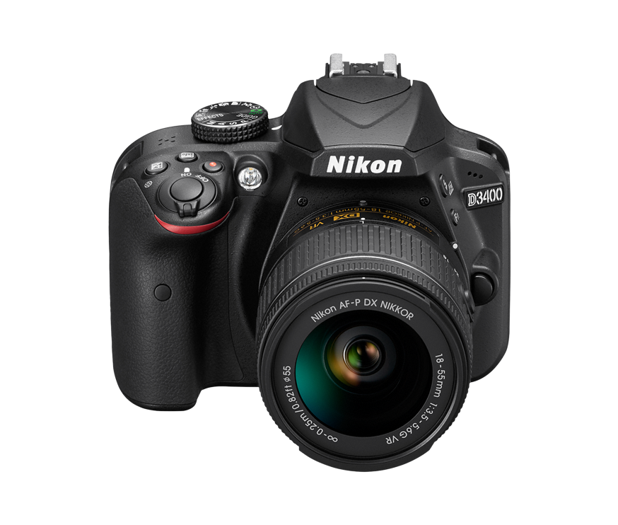 Фотоаппарат NIKON D3400 AF-P 18-55 VR Black (VBA490K001)