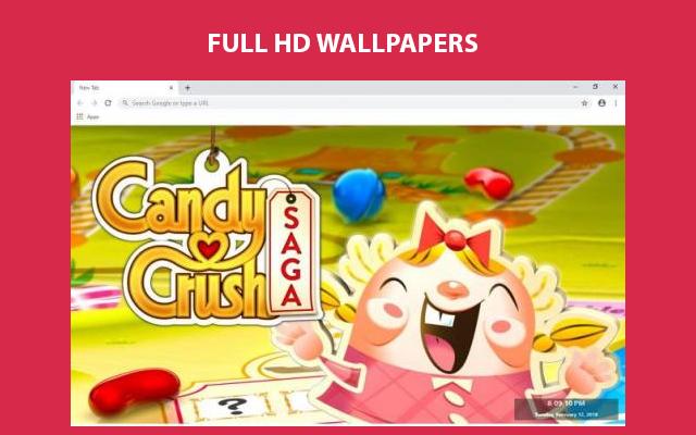 Candy Crush Saga New Tab HD