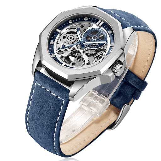 Title 3, Waterproof casual mens mechanical watch with b...