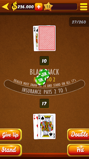 Télécharger Blackjack 21 HD APK MOD (Astuce) screenshots 5