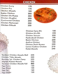 Bombay Restaurant-Jyothee Theatre menu 6